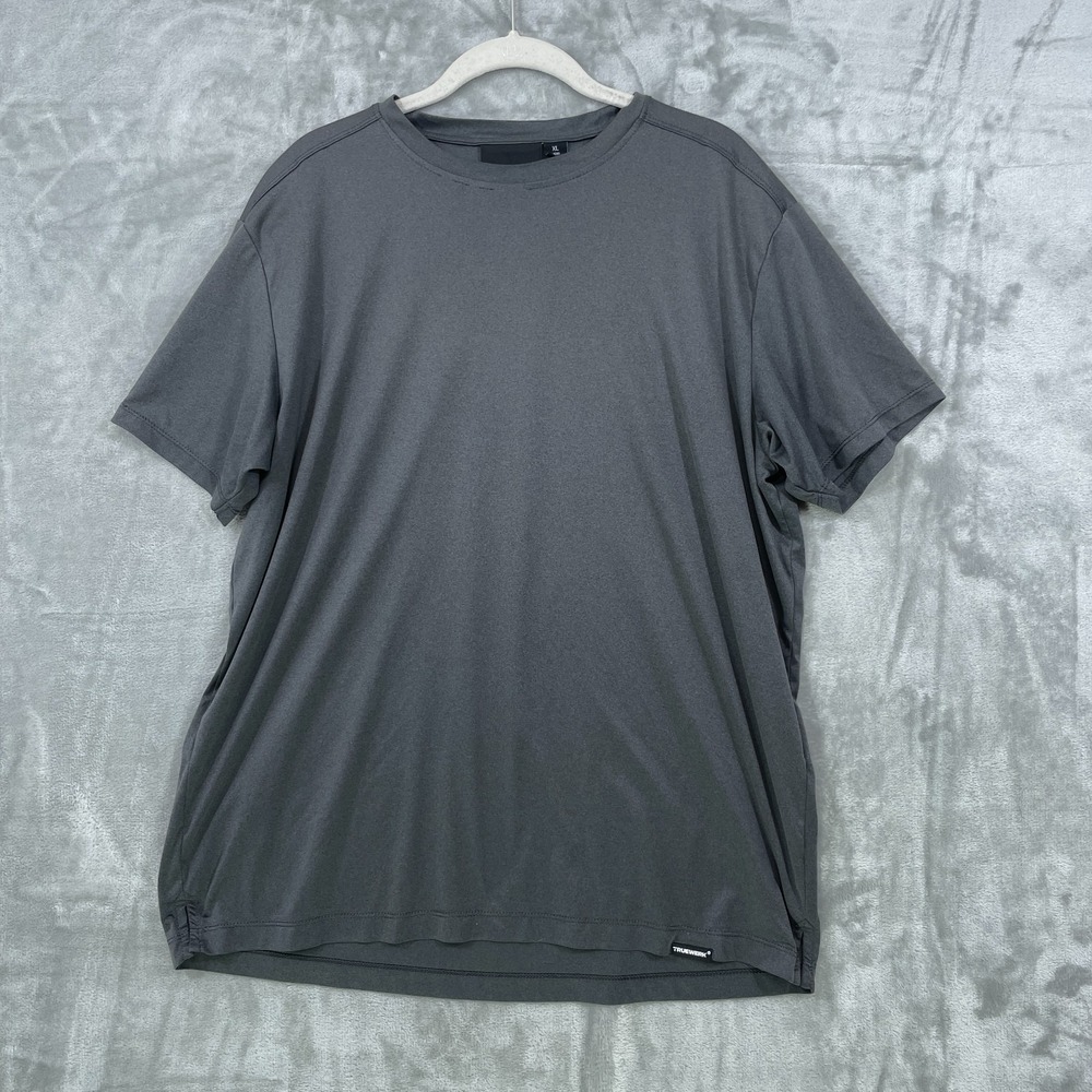 Truewerk B1 Sun Tee T-Shirt Men's Size XL Dark Gray Short Sleeve UV‎ Wicking